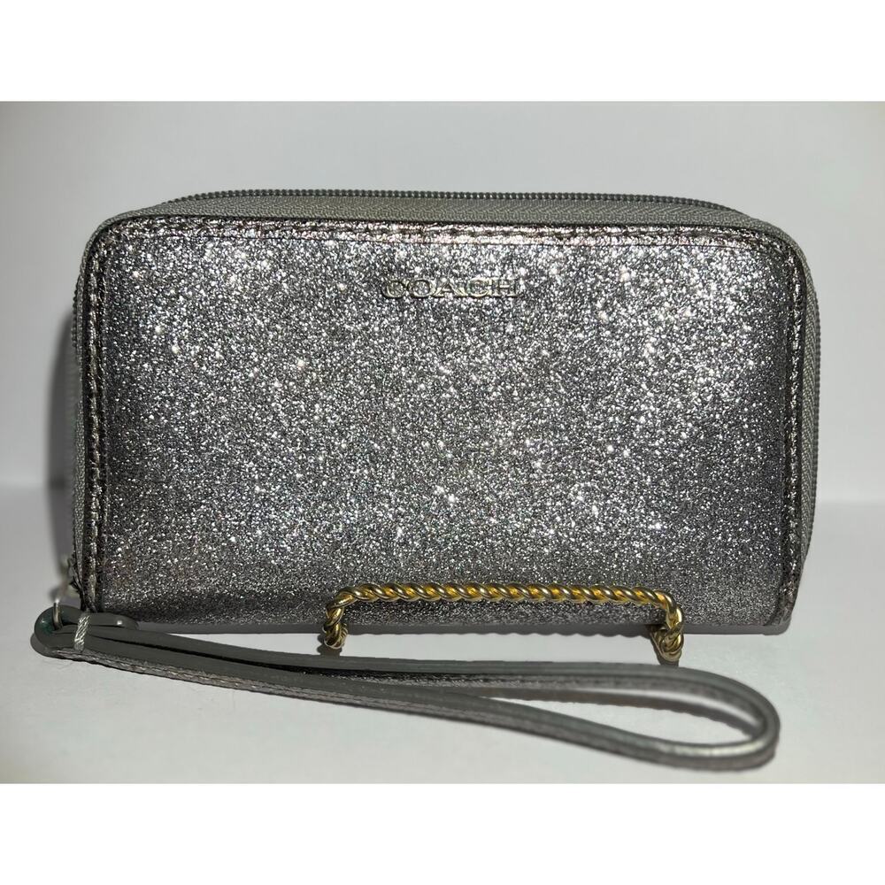 Coach Glittery Wristlet